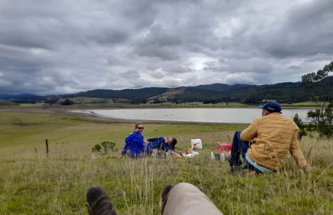 Excursion à cheval à la laguna de Suesca - Photo 1