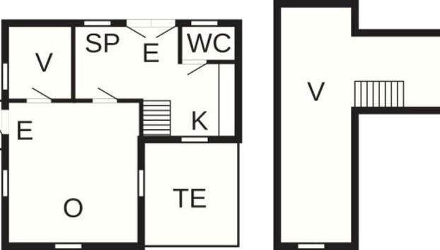 5 Person Holiday Home in Kalvsvik - Foto 2, Grundriss