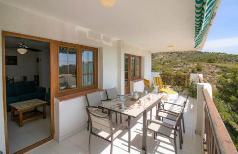 Terraza con vistas espectaculares - Haciendas ALBERT VILLAS Alcossebre - Foto 13