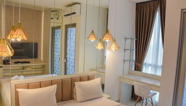 Fancy And Nice Studio At Ciputra World 2 Apartment - Foto 2, Habitación