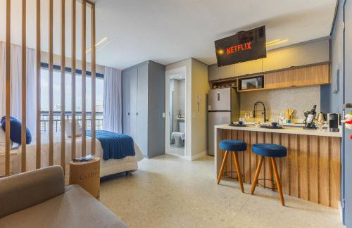 Studio Blue Cidade Jardim - 10 min Estádio Morumbis e Hospital Albert Einstein - Foto 18