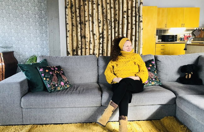 Liljekonvalj Cottage Overlooking the River Sauna - Foto 10