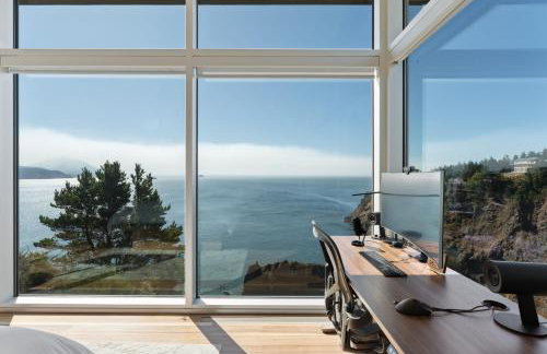 Orford Cliffs - Ocean View, Hot Tub & Gym - Foto 28