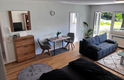 Apartment Ferienwohnung mit Grünem Blick Terrasse & Neu saniert Bordinghaus 24h Check-In in Freudenberg am Main - Foto 18