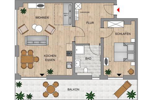 Ferienwohnung Leineufer - Foto 3