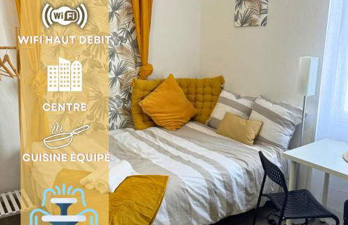 Mini Nid - Centre - Wifi - Equipé - Cosy - Foto 1