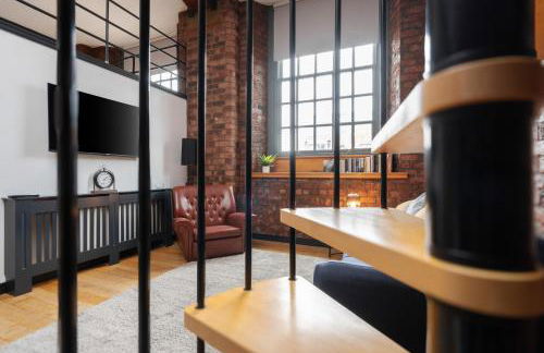 Liverpool Warehouse Flat - Sleeps 5, WiFi, Free On-Site Parking - Foto 21