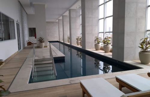 Flat Aconchego, próximo ao centro de Osasco, ar condicionado, academia, piscina, wifi e varanda - Foto 7