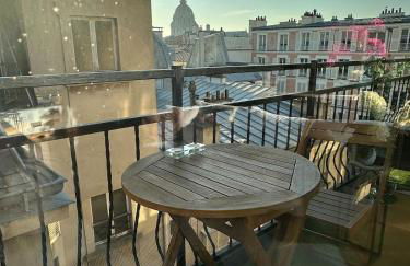 Beautiful apartment terrace Invalides and fireplace - Foto 19