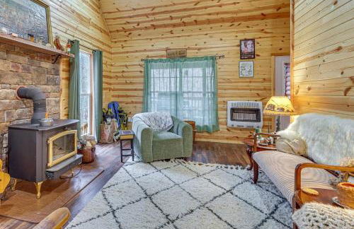 Greenbrier River On-Site! Modern-Rustic Log Cabin - Foto 6