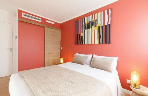 Citybeach SOHA- Rue d'Antibes - 2 BdR 2 BthR 1 toil - Clim Terrace Parking Elevator - Foto 22