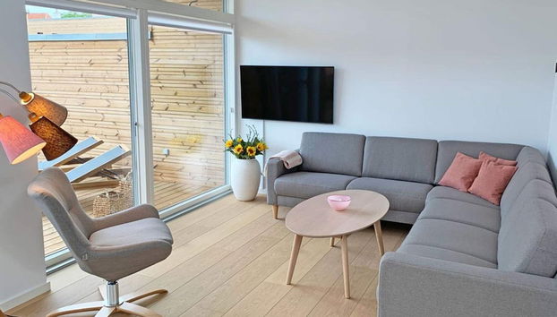 6 Person Holiday Home in Svaneke - Photo 4, Living area