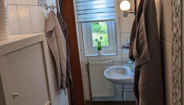 Ferienwohnung im Grünen II - Foto 4, Garden view, towels, Shower, heating