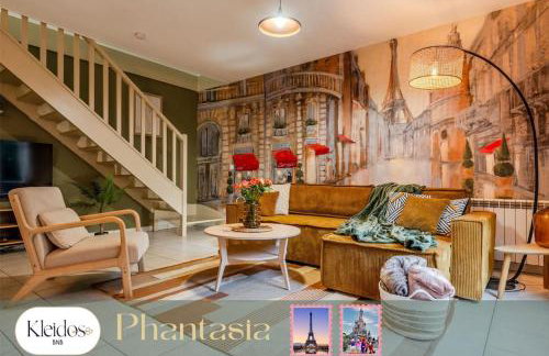 Phantasia by Kleidos, 10 min de Disney! Jolie Maison Familiale 6P, 2 chambres, Terrasse, Parking - Foto 5