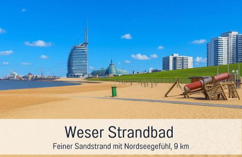 Fewos-Bremerhaven, Ferienwohnung "Am See" in Geestland -Langen - 3 Schlafzimmer, Garage, Loggia & WLAN - ideal für Familien & Homeoffice - Foto 51