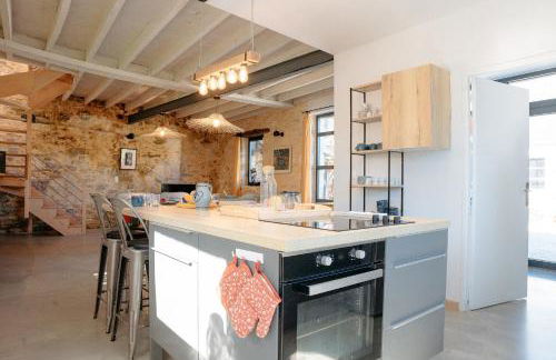 Coeur de village, maison pour 8 avec piscine - Foto 19