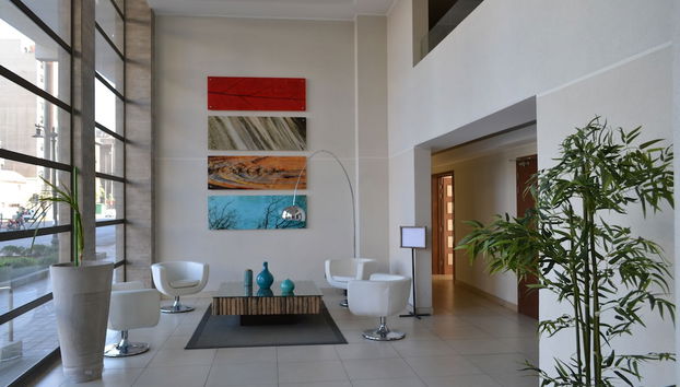 Check-in/check-out kiosk