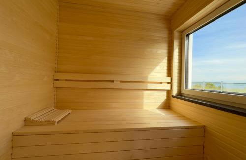 luxuriöse Villa Möwengeflüster - 220qm große Ferienwohnung für bis zu 8 Gästen mit Sauna direkt am Goitzschesee - Foto 34