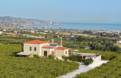 Cretan Vineyard Hill Villa Private Pool, Panoramic View, Beautiful Vineyard - Foto 10