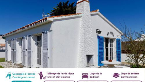 Maison pour 4 - Jardin - 400m plage des Lutins - Foto 2