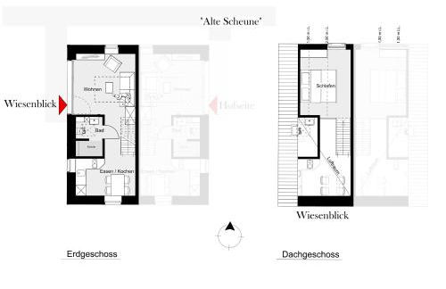 Ferienwohnung in der alten Scheune Wiesenblick für 3 Personen - Foto 19