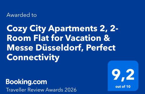 Cozy-Stay II, 2-Room Flat for Vacation & Messe, Düsseldorf, Perfect Connectivity - Foto 2