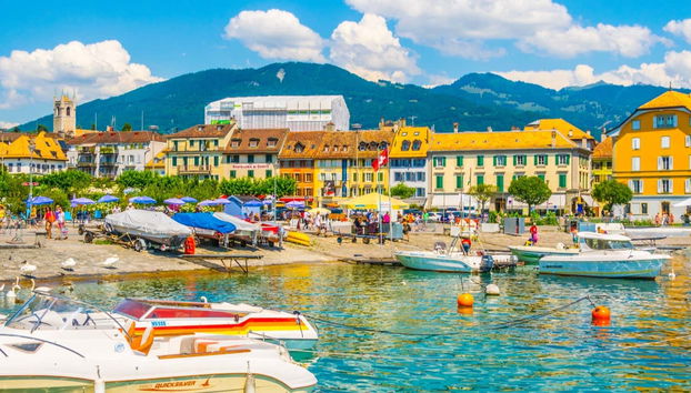 Balade en bateau sur le lac Léman