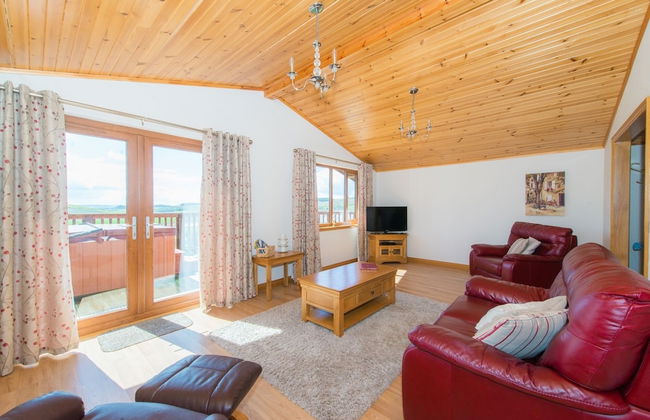 Barn Lodge With Hot Tub Near Cupar, Fife - Foto 9