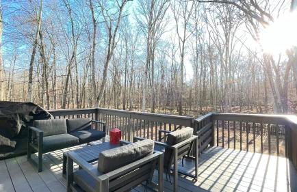 Poconos Modern Chalet I Hot Tub I Home Theater I Fenced Yard I Pet Friendly - Foto 80