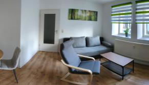 Monteur Ferienwohnungen OT Kleinwaltersdorf mit Außensitzecke und Grill - Foto 3