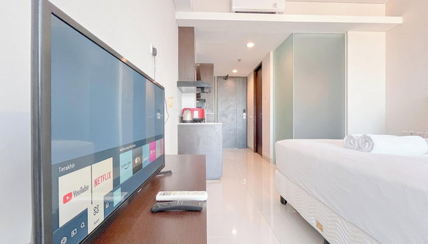 Compact And Nice Studio (No Kitchen) Apartment Skales Residence Nusa Dua Bali - Foto 3, Habitación