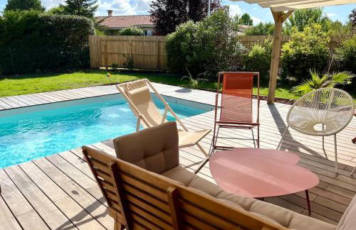 Villa rénovée au calme, piscine chauffée et jardin - Bisca - Foto 1