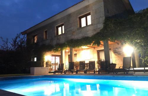 Casa da Lomba Piscina y vistas al mar en Baiona - Foto 1