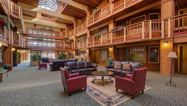 Zona de estar del vestíbulo