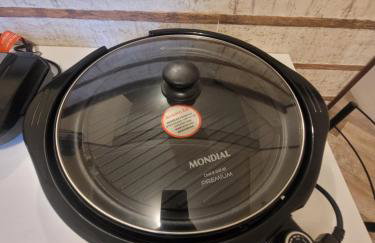 Apartamento Aconchego Frente Mar - Vila Guilhermina Praia Grande SP - Cozinha Completa - Climatizador de Ar - TV a Cabo - Wi-Fi - Photo 24