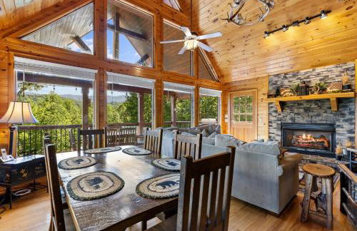 Mountain Views Hot Tub & Pool Table Fire Pit Games - Foto 11