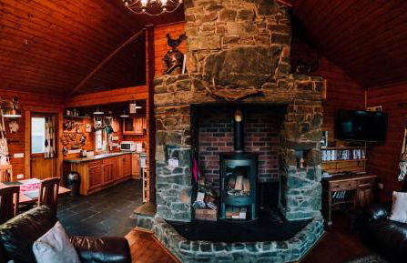 Bothy Cabin -Log cabin in wales - with hot tub - Foto 3