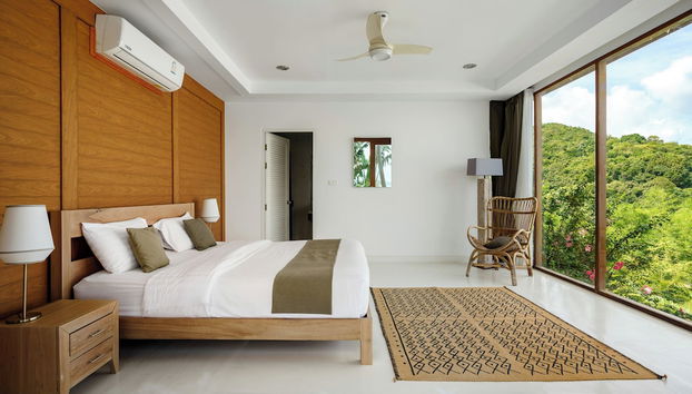 5 Bed Sea View Villa in Bophut - KBR25 - Foto 3, Habitación