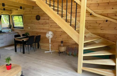 Przystanek Kistówko komfortowe domki z jacuzzi, staw wędkarski, kominek, las, przestrzeń - Foto 29