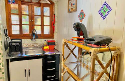 Chalé 1 Alto na Montanha, com lareira e wi-fi - Foto 12