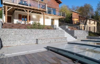 Le Cerf, chalet cocooning avec piscine et billard - Foto 25