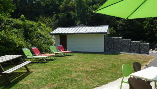 Gites La Baie des Remparts Meublé Les Avocettes - Foto 4, Garden, sunbed, Garden view