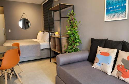 Varanda Mar - Estúdio com Varanda - 100m da Praia - Boqueirão - Foto 4