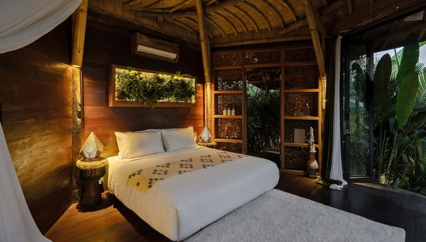 Earthship Ubud Eco Villa - Foto 3, Habitación