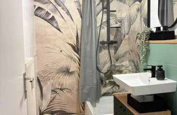 Modernes Zentrales Designer Apartment I Perfekt für Arbeiten & Familien - Foto 16