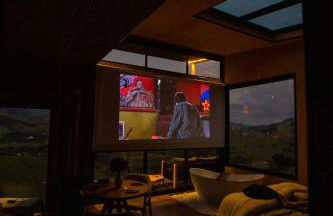 Cabana Tekoá - Teto de vidro e telão de cinema - Foto 7