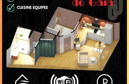 "Le rêve de Gaïa" Wifi, parking gratuit dans la rue - Foto 4