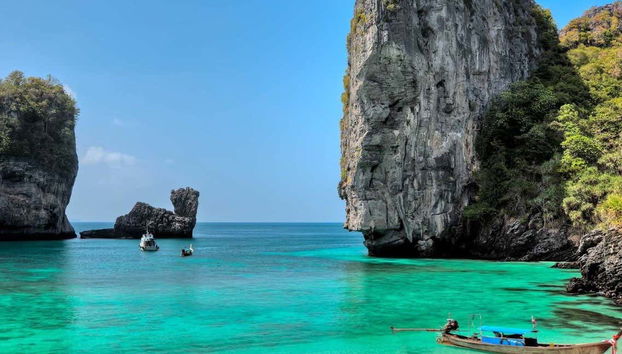 Disfrutando de las islas Phi Phi