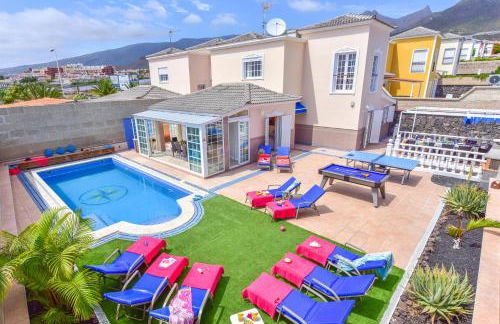 Villa Teide Sol con piscina climatizada, Playa Fañabe, Costa Adeje - Foto 2