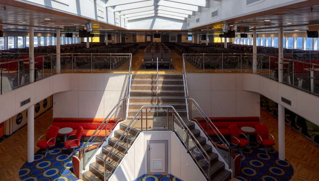 Um dos barcos que unem Fuerteventura com Gran Canaria